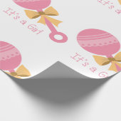 Papier Cadeau C'Est Un Combat De Fille (Coin)