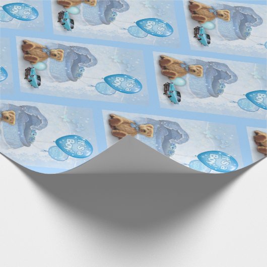 Papier Cadeau C'est un garçon ! (Coin)