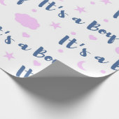 Papier Cadeau C'est un garçon ! (Coin)