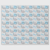 Papier Cadeau C'est un garçon - Baby Elephant (Plat)