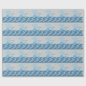 Papier Cadeau C'est un garçon ! Baleine mignonne (Plat)