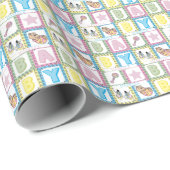 Papier Cadeau C'est une petite fille (Coin rond)