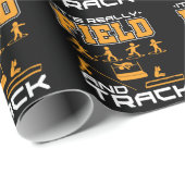 Papier Cadeau C'est Vraiment Field et Track Thrower Jumper (Coin rond)