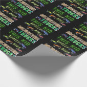 Papier Cadeau Cet Enfant A Vraiment Digéré Des Camions Monster (Coin)