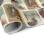 Papier Cadeau 'C'était la nuit avant Noël (Coin rond)