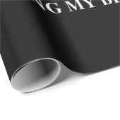 Papier Cadeau Cette Reine Est Née En Août Cadeau Anniversaire (Coin rond)