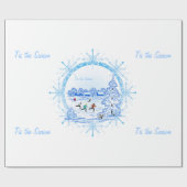 Papier Cadeau Cette saison - (Plat)