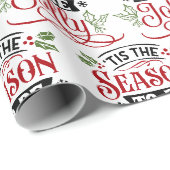 Papier Cadeau Cette saison sera Jolly Noël (Coin rond)