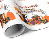 Papier Cadeau Cette Sorcière A Besoin De Café Avant N'Importe Qu (Coin rond)