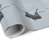 Papier Cadeau CH-46 de chevalier de mer (Coin rond)