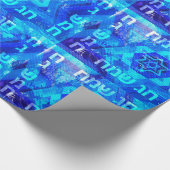 Papier Cadeau Chag Sameach Jewish Star (Coin)