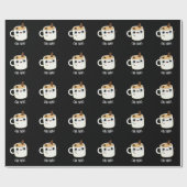 Papier Cadeau Chai There Funny Chai Tea Pun Dark BG (Plat)