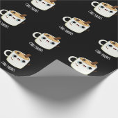 Papier Cadeau Chai There Funny Chai Tea Pun Dark BG (Coin)