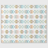 Papier Cadeau Chaînes de diamant (Plat)