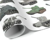 Papier Cadeau Chaînes soviétiques de 2ÈME GUERRE MONDIALE (Coin rond)