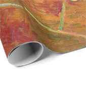 Papier Cadeau Chaise de Vincent Van Gogh avec pipe (Coin rond)