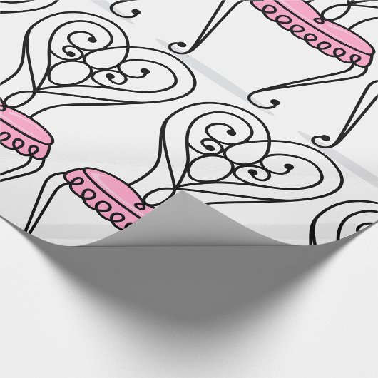 Papier Cadeau Chaise rose