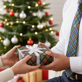 Papier Cadeau Chaleureux Coloré Noël Poinsettia Flower Motif