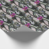 Papier Cadeau Challa Cactus en fleurs (Coin)