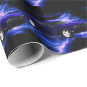 Papier Cadeau Challengeur droite de Dodge (Coin rond)