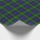 Papier Cadeau Chambre écossaise de tartan de clan de Gordon (Coin)