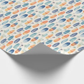 Papier Cadeau Chambres de surf sur l'ivoire (Coin)