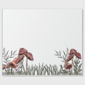 Papier Cadeau Champ champignon (Plat)