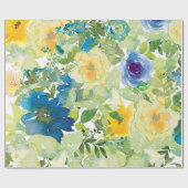 Papier Cadeau Champ de fleurs (Plat)