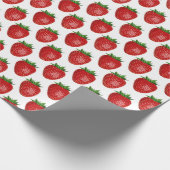 Papier Cadeau Champ de fraises (Coin)