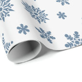 Papier Cadeau Champ De Neige (Coin rond)