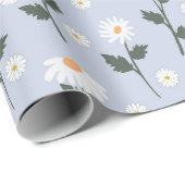 Papier Cadeau Champ de pâquerettes (Coin rond)