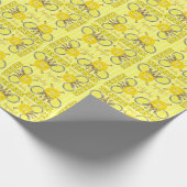 Papier Cadeau Champ de tennis Do-it-yourself texte (Coin)