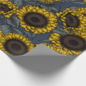 Papier Cadeau Champ de tournesol 2 (Coin)