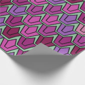 Papier Cadeau Champ de tulipe pourpre (Coin)