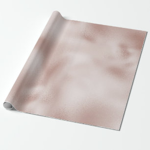 Papier Cadeau Champagne roux rose