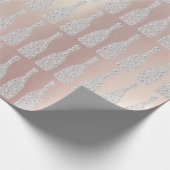 Papier Cadeau Champagne Swarovski Crystals Bouteilles Diamond Pe (Coin)