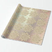 Papier Cadeau Champair Gold Swarovski Crystals Spirale Infinity (Déroulé)