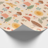 Papier Cadeau Champignon forestier (Coin)