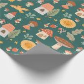 Papier Cadeau Champignon forestier (Coin)