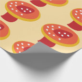 Papier Cadeau Champignon Rouge Jaune (Coin)