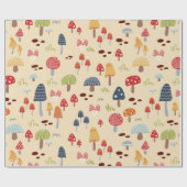 Papier Cadeau Champignons champignon Unisex Woodland Kathrin Leg (Plat)