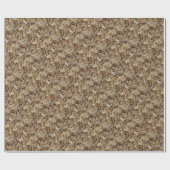 Papier Cadeau Champignons de hérisson (Plat)