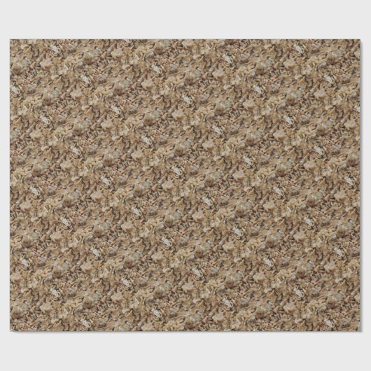 Papier Cadeau Champignons de hérisson (Plat)