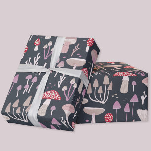 Papier Cadeau Champignons des Toadstool de champignons