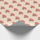 Papier Cadeau champignons rouges (Coin)