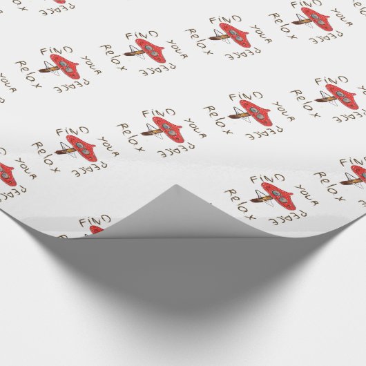 Papier Cadeau Champignons rouges (Coin)