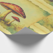 Papier Cadeau Champignons vintages (Coin)
