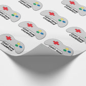 Papier Cadeau Champion de jeu vidéo (Coin)