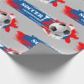 Papier Cadeau Championnat de football (Coin)