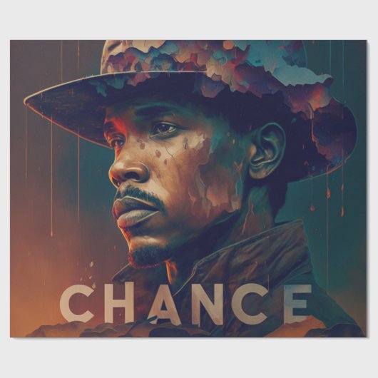 Papier Cadeau Chance (Plat)